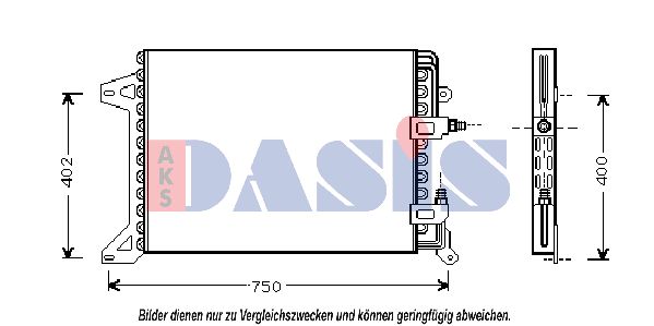AKS DASIS kondensatorius, oro kondicionierius 402500N